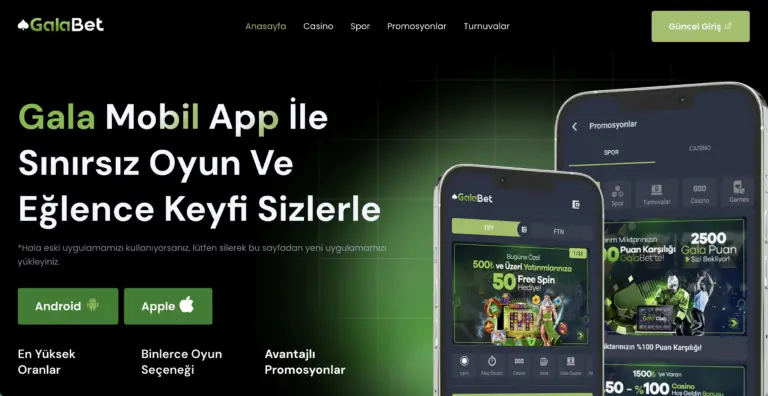 Galabet mobil erişim